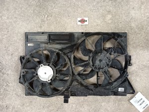 2013-2019 Ford Police Interceptor Utility Radiator and Condenser Fan Assembly (Used OEM)