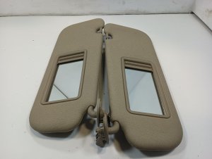 2014-2016 Hyundai Elantra Tan Sun Visor with Mirror - Left (Driver) (Used OEM)