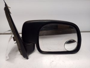 2000-2005 Ford Excursion Black Manual Door/Side View Mirror - Left (Driver) (Used OEM)