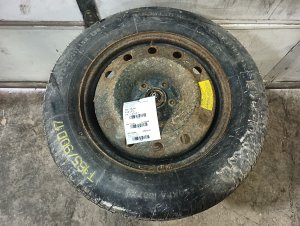 2013-2019 Hyundai Santa Fe XL Black 17x4 Steel Compact Spare Wheel (Used OEM)