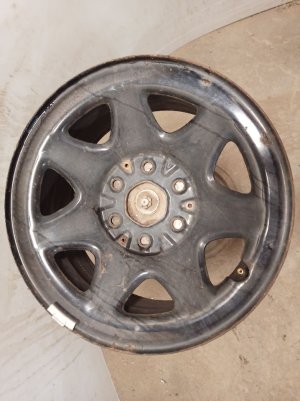 2015-2020 GMC Yukon Black 17x8 7-Spoke Steel Wheel (Used OEM)