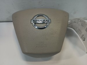 2011-2017 Nissan Quest Gray Steering Wheel Air Bag - Left (Driver) (Used OEM)