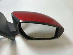 2013-2015 Nissan Sentra Red Power Door/Side View Mirror - Right (Passenger) (Used OEM)