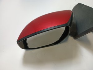 2013-2015 Nissan Sentra Red Power Door/Side View Mirror - Left (Driver) (Used OEM)