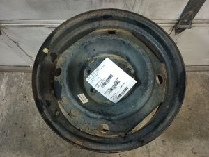 2005-2023 Toyota Tacoma Black 16x7 16-Hole Steel Spare Wheel (Used OEM)