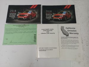 2018 Dodge Journey Owners Manual (Used OEM)