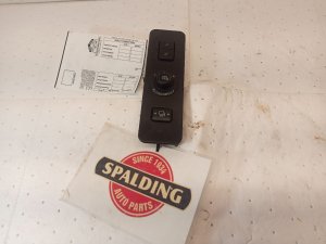 2008-2016 Ford F-250 Super Duty Black Power Window and Power Folding Mirror Switch - Left (Driver) (Used OEM)