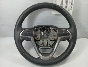 2014-2021 Jeep Grand Cherokee Black Leather Steering Wheel with Controls (Used OEM)