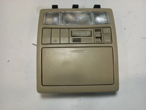 2010-2011 Toyota Camry Tan Overhead Console Panel with Garage Door Opener (Used OEM)