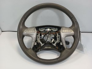 2007-2011 Toyota Camry Gray Leather Steering Wheel (Used OEM)
