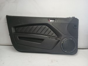 2010-2014 Ford Mustang Black Door Interior Trim Panel - Front, Left (Driver) (Used OEM)