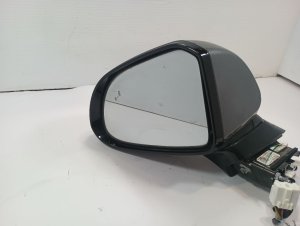 2019 Hyundai Santa Fe Gray Power Heated Blind Spot Door/Side View Mirror - Left (Driver) (Used OEM)