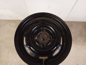 1993-1997 Honda Civic del Sol Black 13x5 14-Hole Steel Wheel (Used OEM)