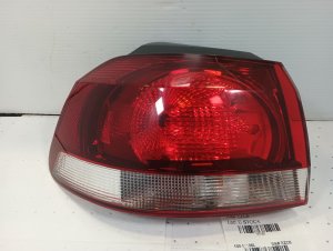 2012-2013 Volkswagen Golf R Quarter Panel Mounted Halogen Taillight Assembly - Left (Driver) (Used OEM)