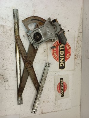 1991-2003 Ford Explorer Sport Power Window Regulator with Motor - Front, Left (Driver) (Used OEM)