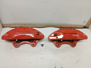 2017-2024 Chevrolet Camaro Orange Brembo Disc Brake Caliper - Left (Driver) (Used OEM)