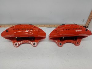 2017-2024 Chevrolet Camaro Orange Brembo Disc Brake Caliper - Left (Driver) (Used OEM)