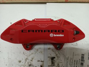 2016-2024 Chevrolet Camaro Red Front Brembo Disc Brake Caliper - Right (Passenger) (Used OEM)