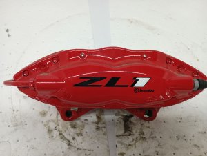 2017-2024 Chevrolet Camaro Red Rear Brembo Disc Brake Caliper - Left (Driver) (Used OEM)