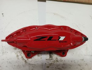 2017-2024 Chevrolet Camaro Red Brembo Disc Brake Caliper - Left (Driver) (Used OEM)