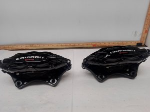 2017-2024 Chevrolet Camaro Black Brembo Disc Brake Caliper - Rear, Left (Driver) (Used OEM)