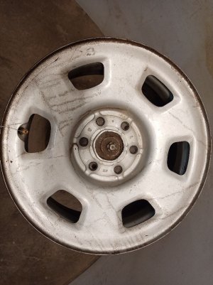 2015-2022 GMC Canyon Silver 16x7 6-Spoke Steel Wheel (Used OEM)
