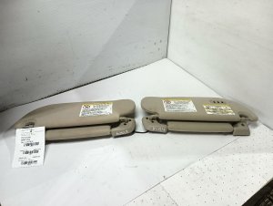 2009-2014 Ford Expedition Tan Sun Visor with Mirror - Left (Driver) (Used OEM)