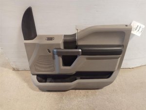 2015-2020 Ford F-150 Gray Door Interior Trim Panel - Front, Right (Passenger) (Used OEM)