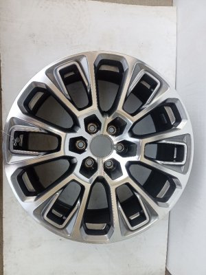 2021-2025 GMC Yukon 20x9 12-Spoke Polished Alloy Wheel (Used OEM)