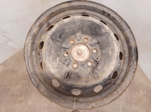 2004-2020 Ford F-150 Black 17x7.5 12-Hole Steel Full Size Spare Wheel (Used OEM)