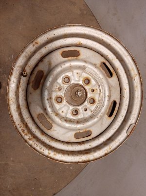 1998-2008 Ford Ranger Silver 14-Inch 6-Slot Steel Wheel (Used OEM)