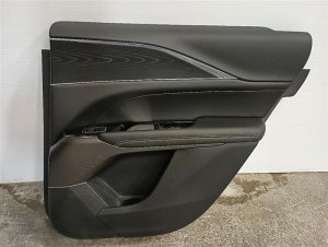 2021-2024 GMC Yukon Black Front Door Interior Trim Panel - Rear, Right (Passenger) (Used OEM)
