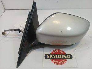 2009-2013 INFINITI G37 Silver Power Door/Side View Mirror - Left (Driver) (Used OEM)