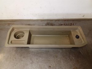 2003-2007 Hummer H2 Beige Storage Tray Insert - Rear, Right (Passenger) (Used OEM)