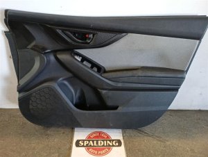 2018-2023 Subaru XV Crosstrek Black Door Interior Trim Panel - Front, Right (Passenger) (Used OEM)
