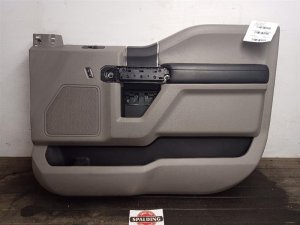 2015-2020 Ford F-150 Gray Door Interior Trim Panel - Front, Right (Passenger) (Used OEM)