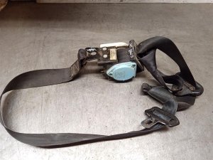2003-2004 Jeep Wrangler Black Seat Belt Assembly - Front, Left (Driver) (Used OEM)