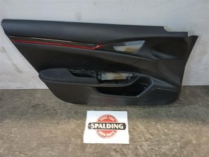 2016-2021 Honda Civic Black Door Interior Trim Panel - Front, Left (Driver) (Used OEM)