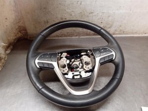 2014-2021 Jeep Grand Cherokee Black Leather Steering Wheel with Control Buttons (Used OEM)