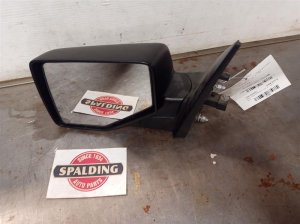 2007-2010 Ford Explorer Sport Trac Black Side/Door Mirror - Left (Driver) (Used OEM)