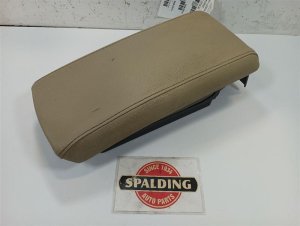 2007-2009 Nissan Altima Tan Floor Console Assembly with Cloth Armrest (Used OEM)