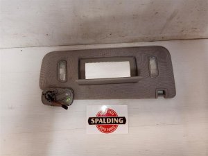 2007-2014 GMC Sierra 2500 HD Black Sun Visor with Illuminated Vanity Mirror - Right (Passenger) (Used OEM)