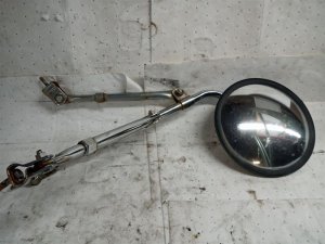 1989-2011 Freightliner FLD120 Manual Hood-Mounted Door/Side View Mirror - Right (Passenger) (Used OEM)