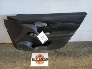 2017-2020 Nissan Rogue Black Door Interior Trim Panel - Front, Right (Passenger) (Used OEM)