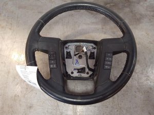 2015-2017 Ford Expedition Black Leather Steering Wheel with Control Buttons (Used OEM)