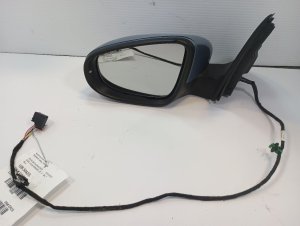 2010-2014 Volkswagen GTI Blue Side/Door Mirror - Left (Driver) (Used OEM)