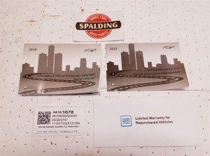 2019 GMC Sierra 2500 HD Owners Manual (Used OEM)