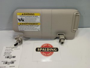 2024-2025 Subaru Impreza Silver Sun Visor with Incandescent Vanity Light - Left (Driver) (Used OEM)