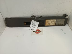1989-1997 Toyota Pickup Gray Vinyl Sun Visor with Mirror - Left (Driver) (Used OEM)