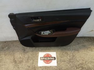 2010-2014 Subaru Outback Black Door Interior Trim Panel - Front, Right (Passenger) (Used OEM)